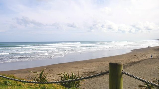 Muriwai Beach in Auckland New Zealand