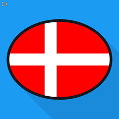 Obraz premium Taiwan flag speech bubble, social media communication sign, flat business oval icon.