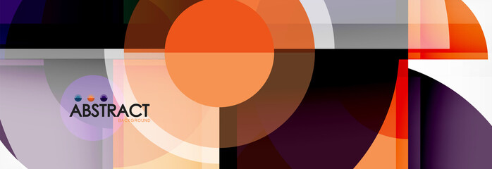 Obraz na płótnie Canvas Circle abstract background