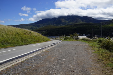 ハイキング　高原　湿原　長野　トレッキング　風景　