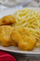 fried chicken nuggets