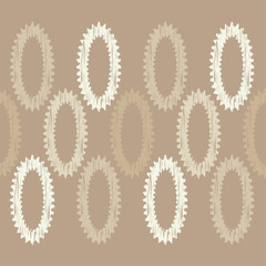 Seamless abstract geometric pattern. Mosaic texture. Brushwork. Hand hatching. Can be used for wallpaper, textile, invitation card, wrapping, web page background.