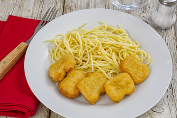 fried chicken nuggets