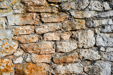 Old stone wall background.