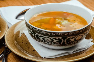 Tuy shurva - Uzbek Wedding soup with minced meat