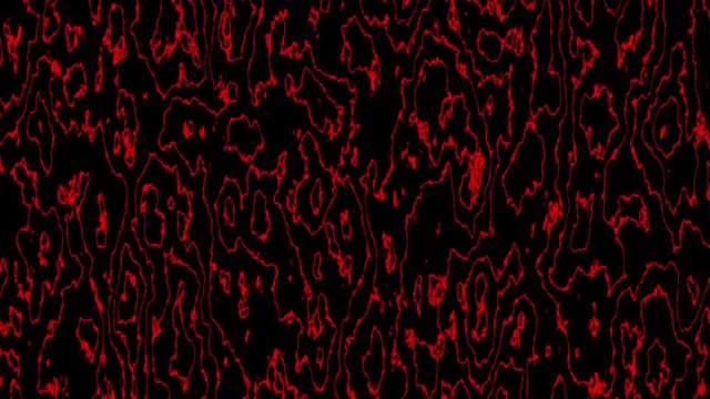 Dark Horror Abstract 1 -Red and Black- Motion Graphic -10sec Seamless Loop -4K UHD 3840-2160