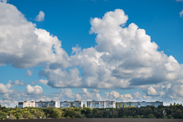 earth and sky in the clouds