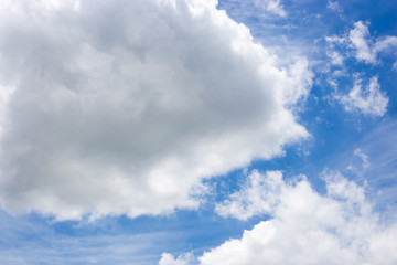 Blue sky and cloud background