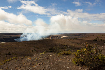 aktiver Vulkan auf Hawaii