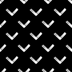 Check mark seamless pattern