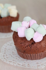 muffin chocolat marshmallows