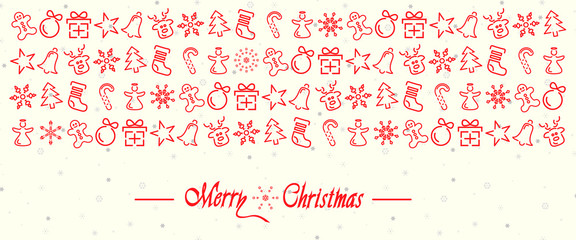 Christmas decoration elements