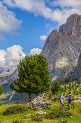 Fototapeta na wymiar Dolomiten Panorama