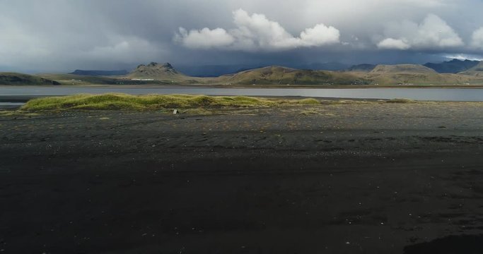 Reynisfjara black beach in Iceland