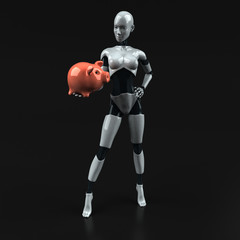 Robot - 3D Illustration