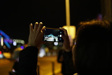 Sydney Harbour Bridge in a Handphone