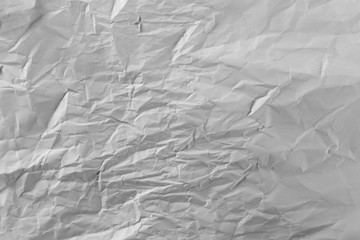 Crumpled paper background and texture