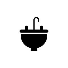 Washbasin icon. Element of furnishings. Premium quality graphic design icon. Signs and symbols collection icon for websites, web design, mobile app