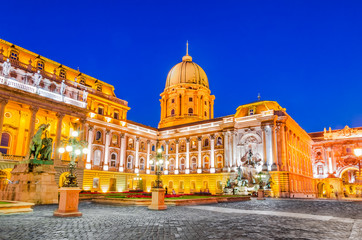 Fototapeta na wymiar Budapest, Hungary - Royal Palace of Buda