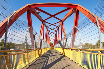 Naklejka premium Fußgängerbrücke