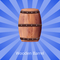 Wooden Barrel for Long Term Tasty Wine Storage