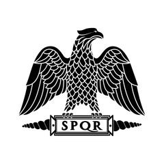Fototapeta premium Logo rzymskiego orła.