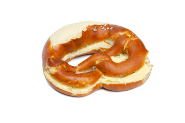 Eine Butterbrezel
