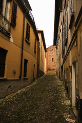 Pavia street Italy