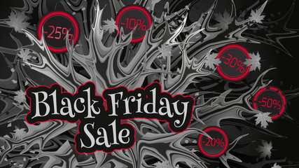 Black friday sale banner.