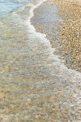 small stones in the water