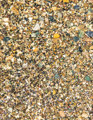 small stones in the water