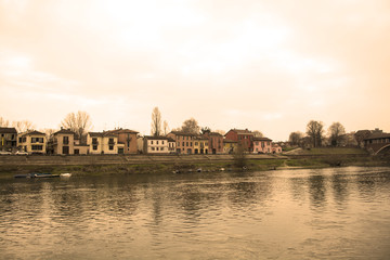 Pavia street Italy
