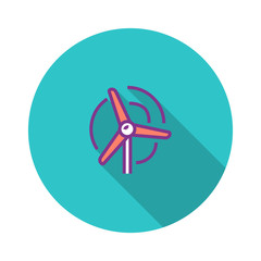 Wind Energy Flat Icon