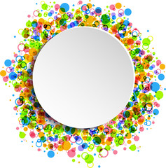 Abstract color wavy background