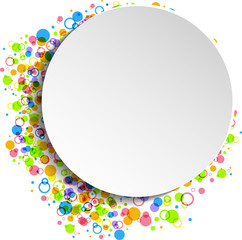 Abstract color wavy background