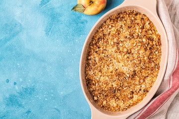 Apple cherry crisp crumble