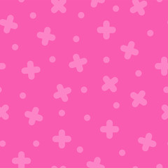 Vector colored seamless memphis pattern. Bright stylish background, fashion 80-90s