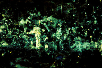 Vivid water splash isolated duotone