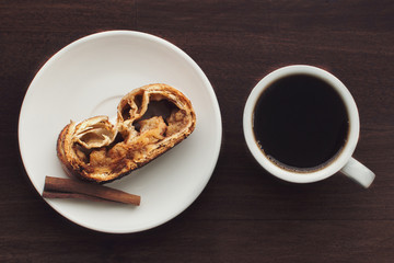 chanterelle on a blue background