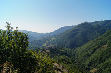 Montagne viste dal sentiero 5