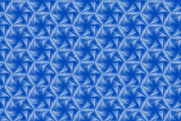 Seamless texture based on a hexagonal grid with an abstract of the swivel and extruded elements 3d illustration