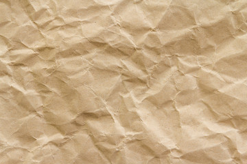 Brown wrinkle recycle paper background