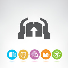 shipping and logistics icons