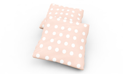Pillow isolated on a White Background 3D Rendering