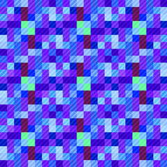 Seamless pattern background from a variety of multicolored squares.