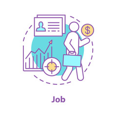 Job concept icon