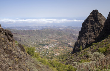Fototapeta na wymiar Valsequillo municipality, Gran Canaria
