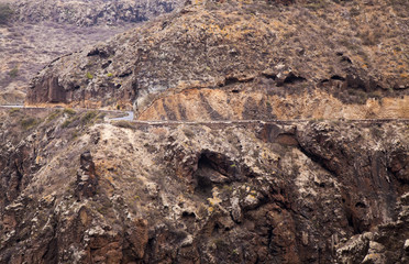 Gran Canaria, valley Barranco de Valeron