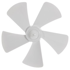 Propeller of fan, isolated on white background, with clipping path