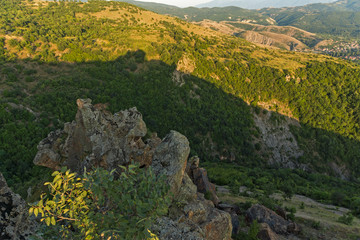 Sunset landscape of Osogovo Mountain, Probistip region, Republic of Macedonia